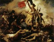 Eugene Delacroix Liberty Leading the People,july 28,1830 painting